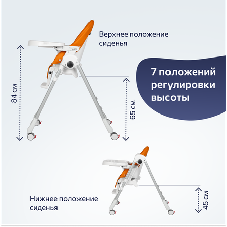 Стульчик для кормления Peg-Perego Prima Pappa Follow Me классический