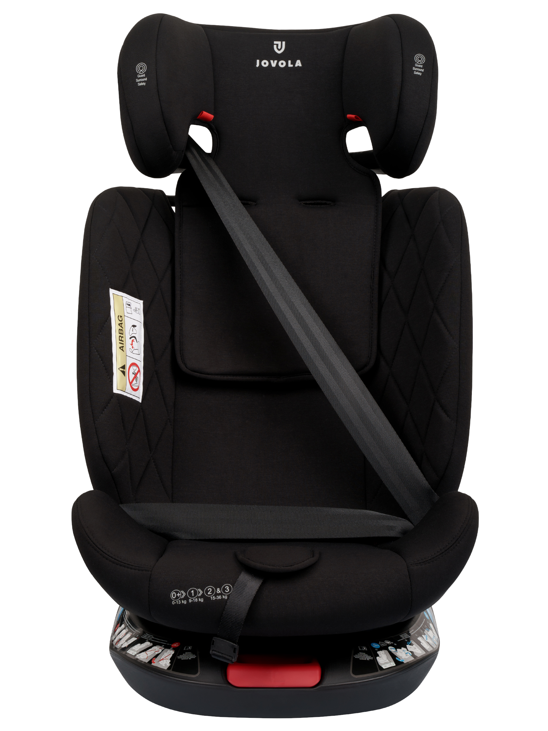 Автокресло JOVOLA Prime Isofix черный Isofix 0+/1/2/3 (0-36 кг) черный - фото 20