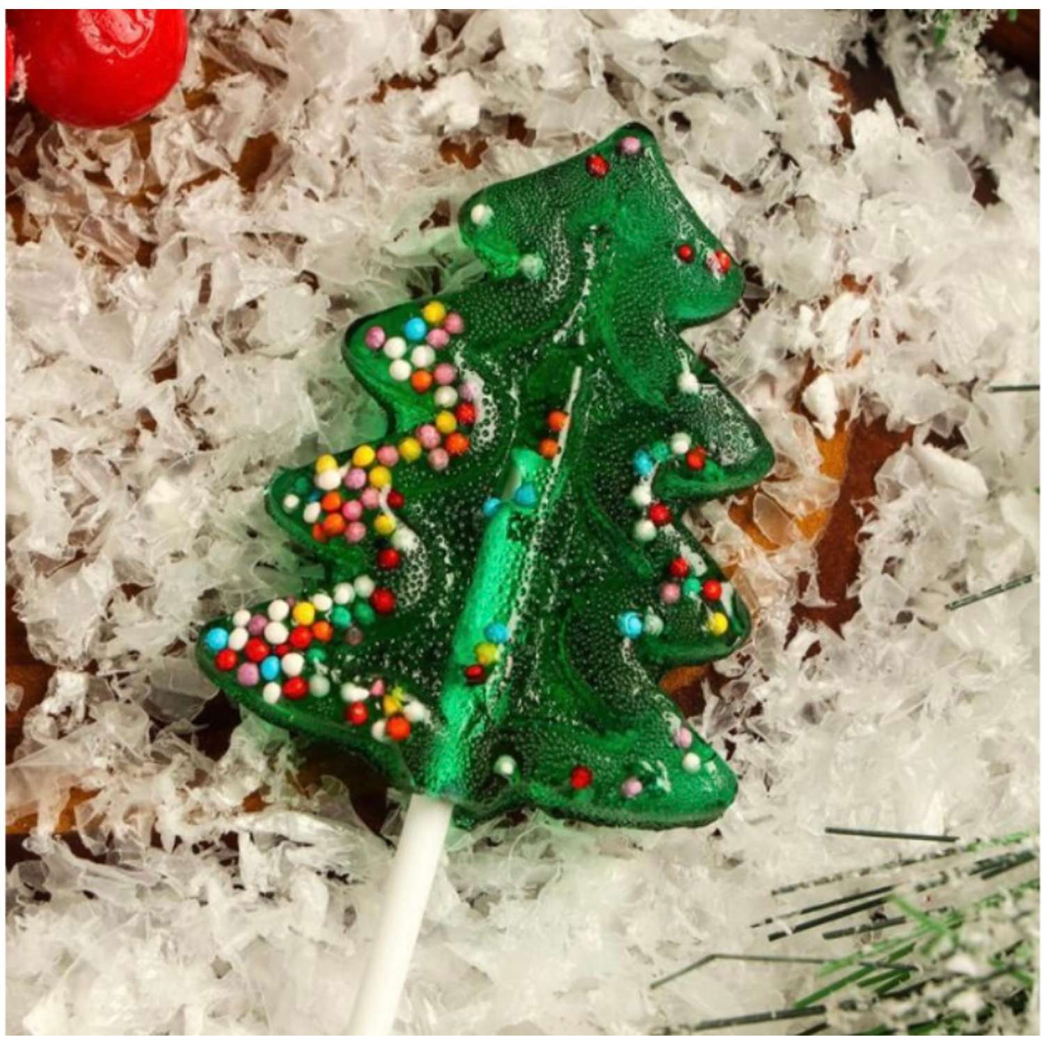 Карамель леденцовая Bel-Yantex Елочка со вкусом яблока - фото 1