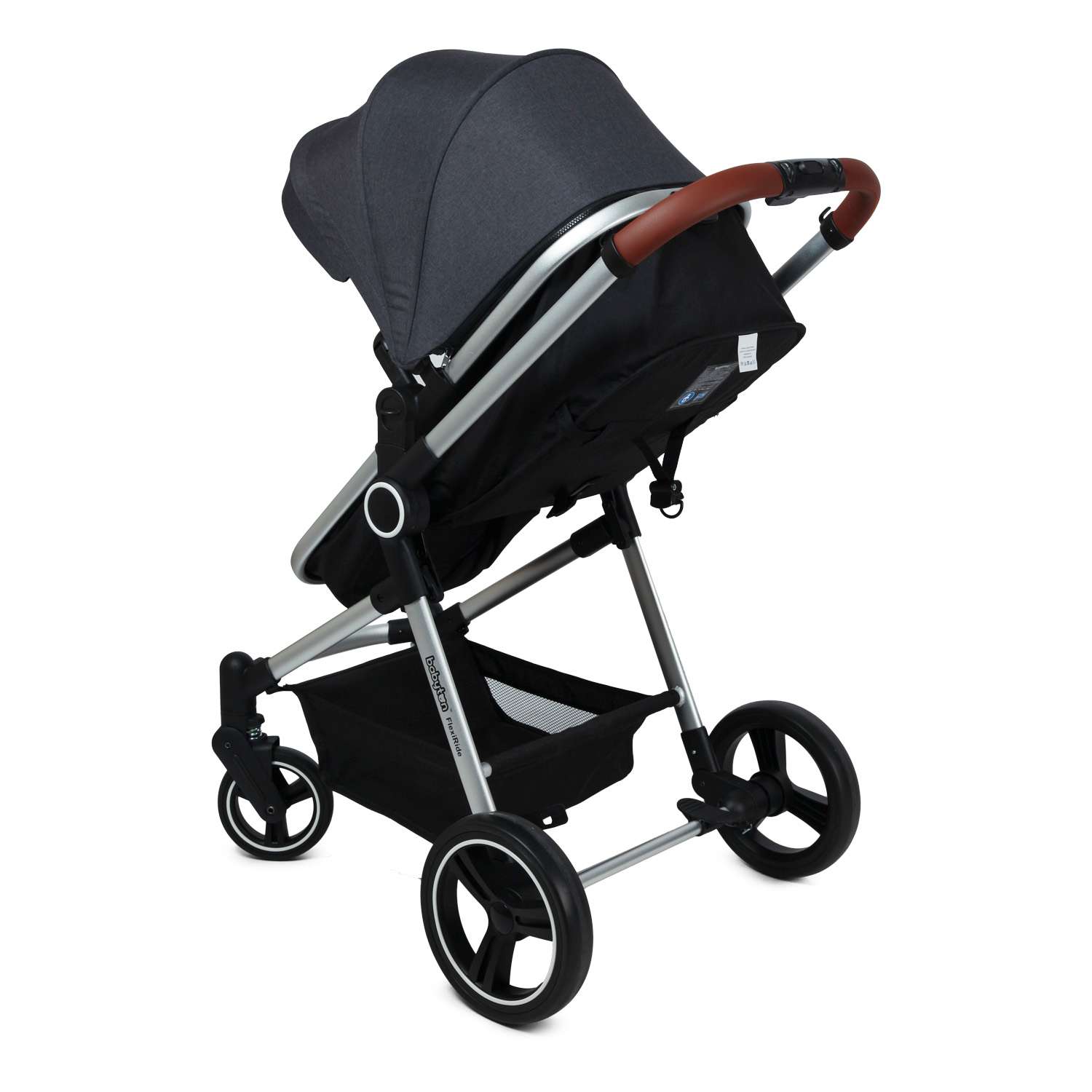 Коляска 3в1 Babyton Flexi Ride Black-Grey - фото 23