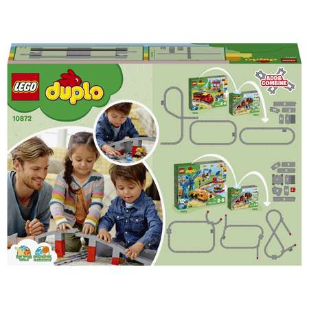 Конструктор LEGO DUPLO Town Железнодорожный мост блочный
