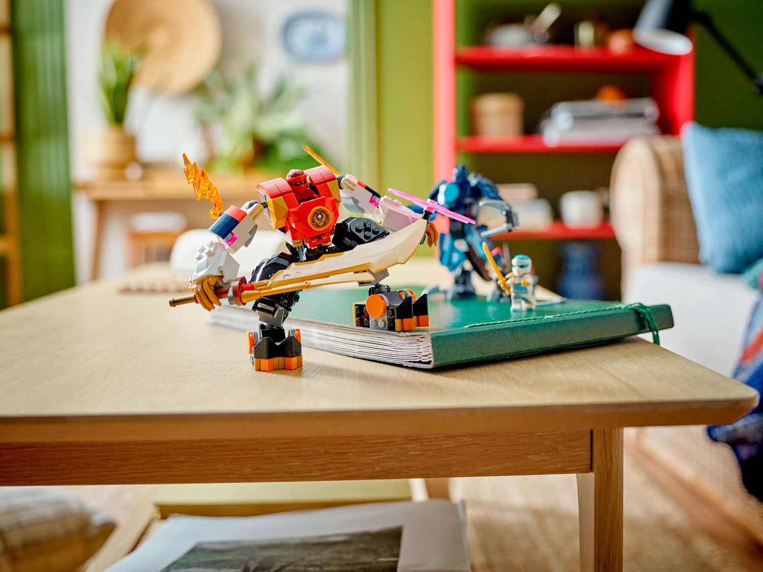 Конструктор LEGO NINJAGO Огненный робот Кая 71808 322 дет. - фото 7
