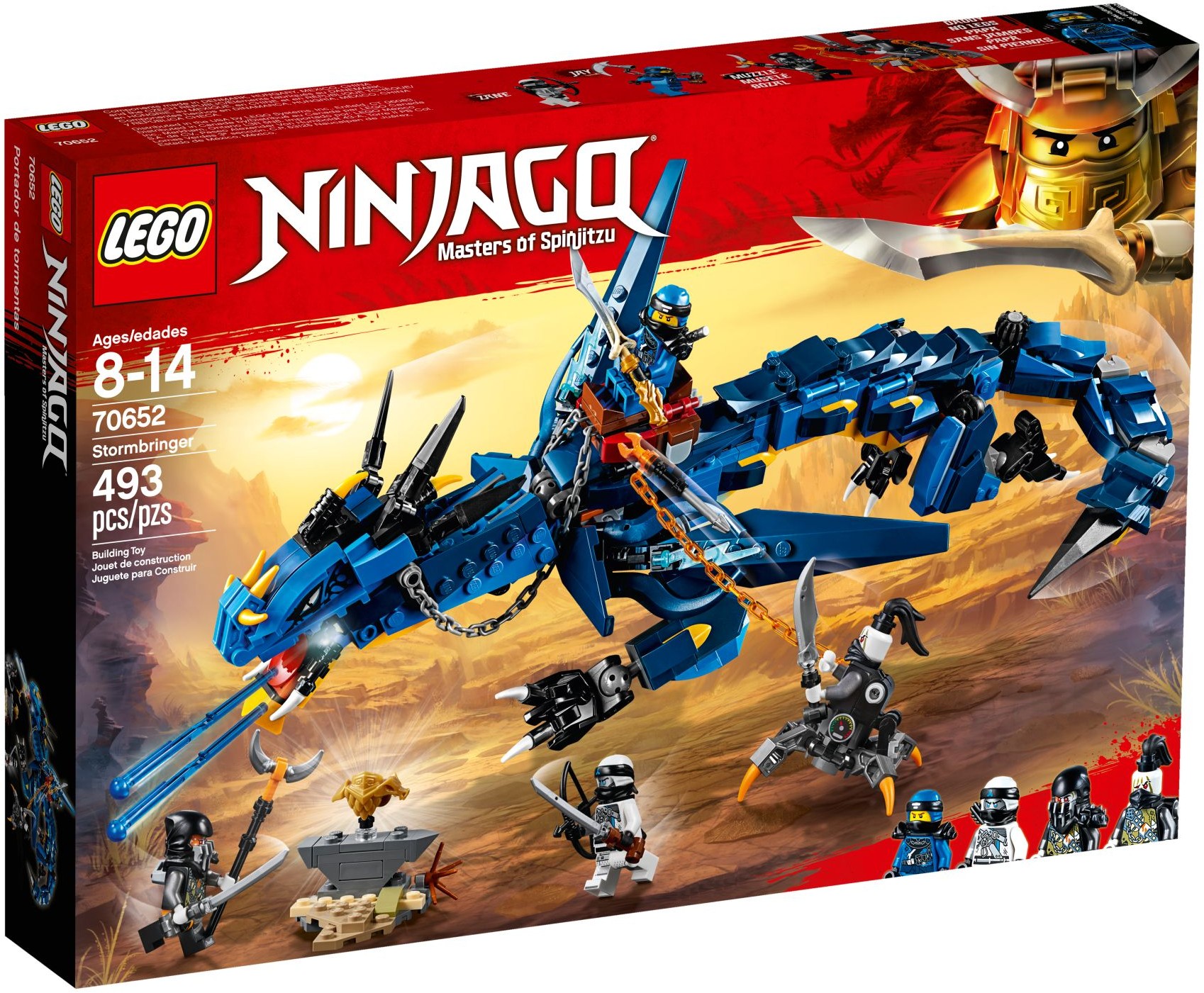 Конструктор LEGO NINJAGO 70652 493 дет. - фото 1