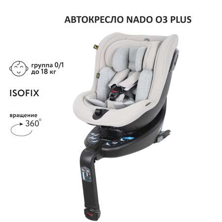 Автокресло nado Plus Litchi Isofix 0+/1 (0-18 кг)