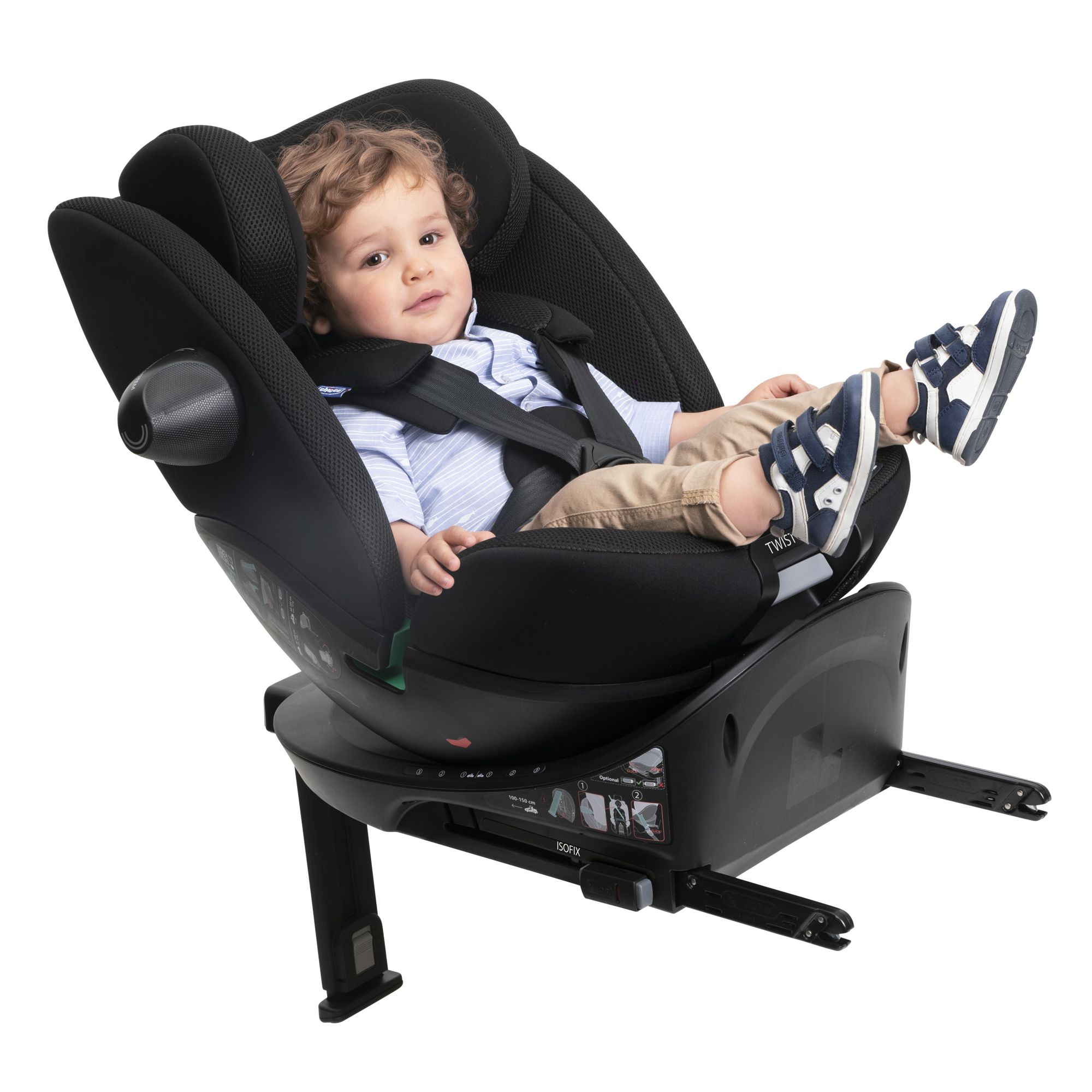 Автокресло Chicco Isofix 0+/1/2/3 (0-36 кг) черный - фото 14