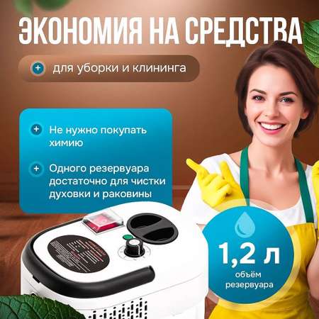 Профессиональный пароочиститель для дома CASTLELADY высокого давления 2500 Вт 3 Бар