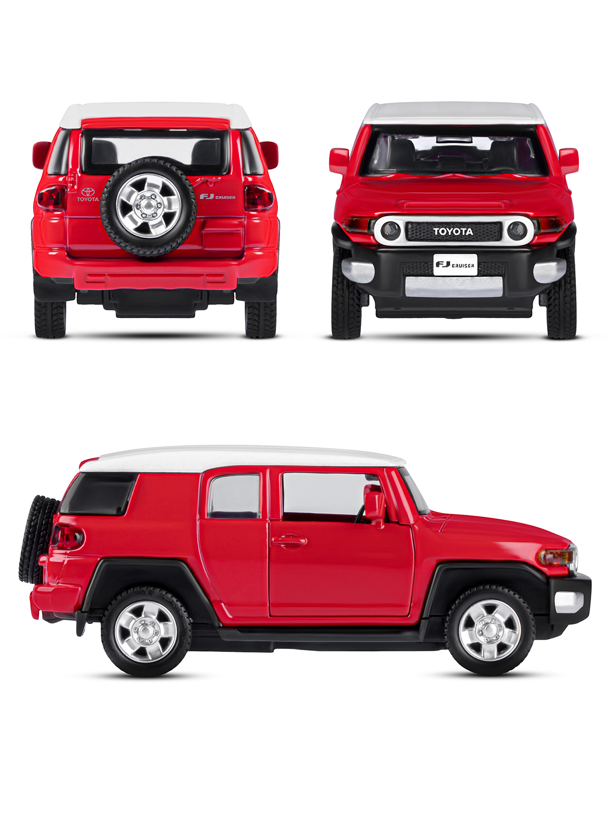 Внедорожник АВТОпанорама Toyota FJ Cruiser 1:43 JB1251265 - фото 5