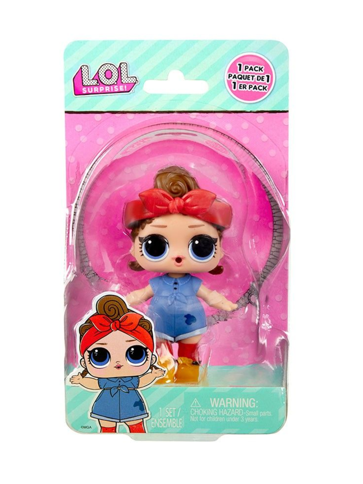 Кукла модельная L.O.L. Surprise! OPP Tots Техно-Леди высота 8 см 987345 красная повязка - фото 4