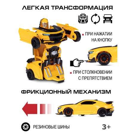 Фигурка AUTODRIVE Робот трансформер Машинка