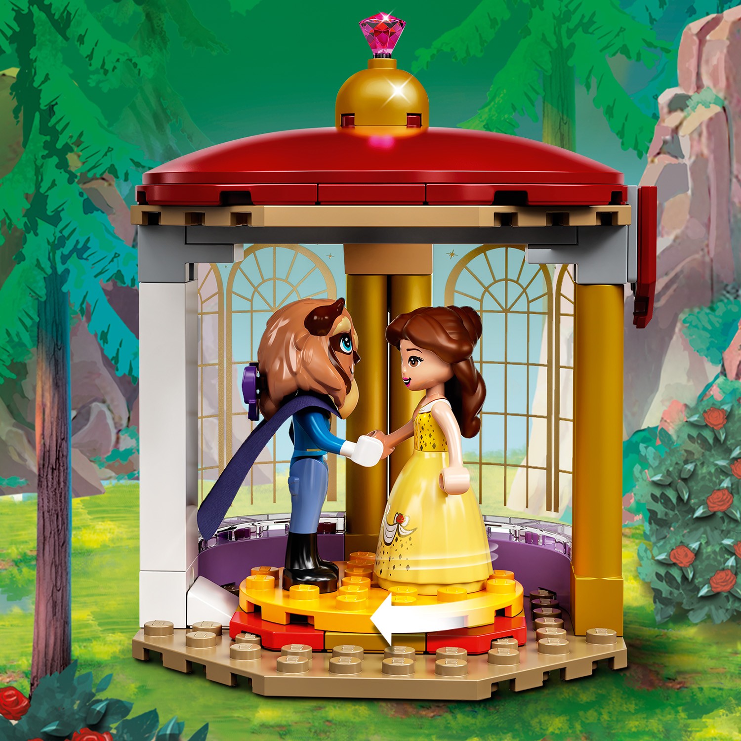 Конструктор LEGO Disney Princess Замок Белль и Чудовища 505 дет. - фото 5