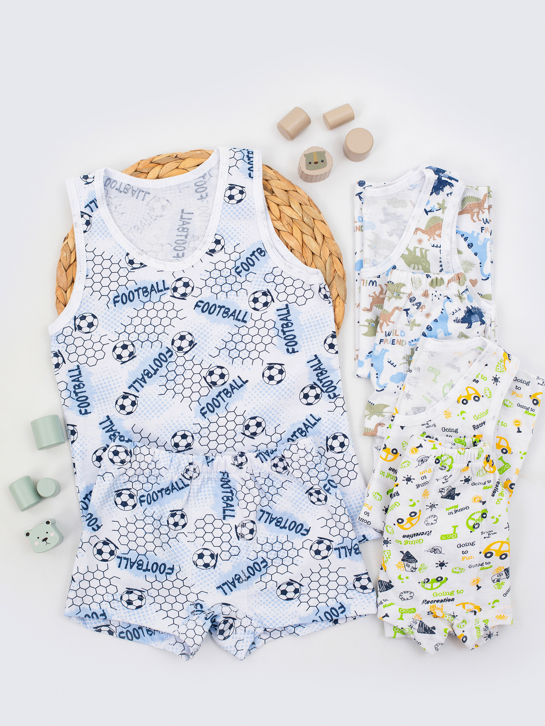 Комплект белья 3 шт IVANOVO KIDS МТМ-004длямальчиков - фото 4