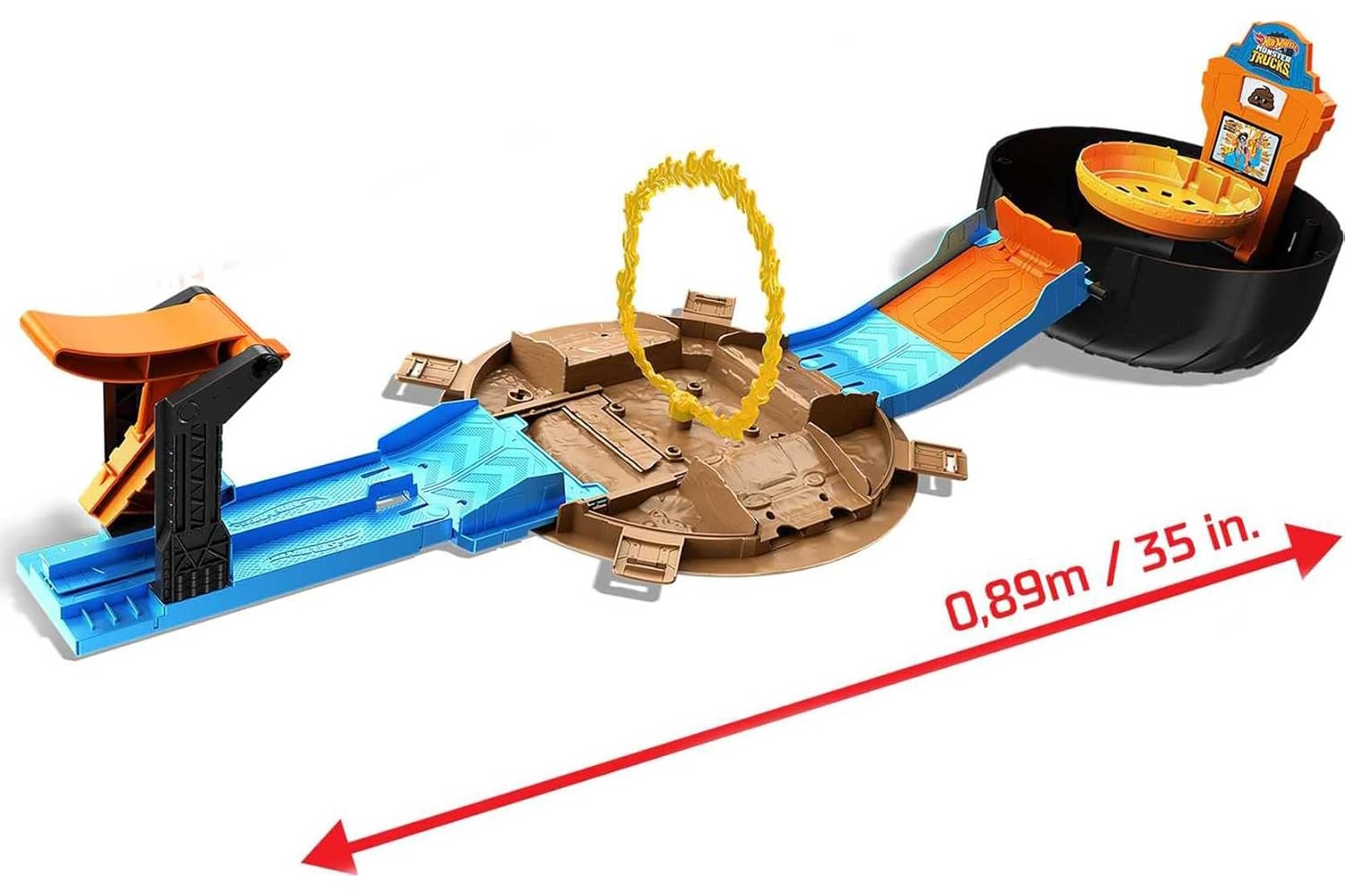 Трек Hot Wheels Трюки в шине HHY74 - фото 3