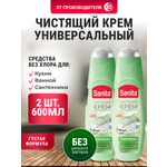 Чистящее средство Sanita Зеленый чай и лайм 1200 мл универсальное 2 упак.
