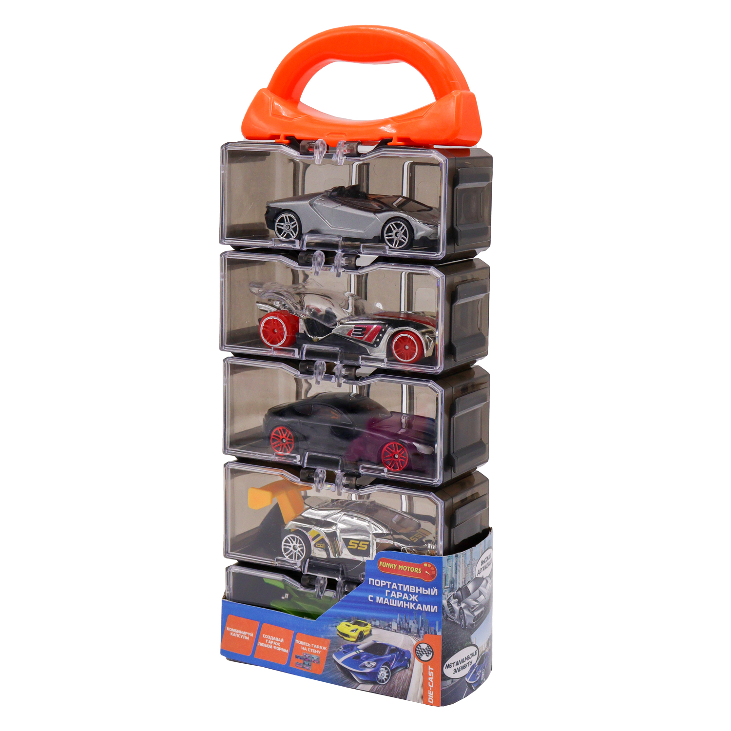 Игровой набор Funky Toys машинок 1:64 FT0726562 - фото 3