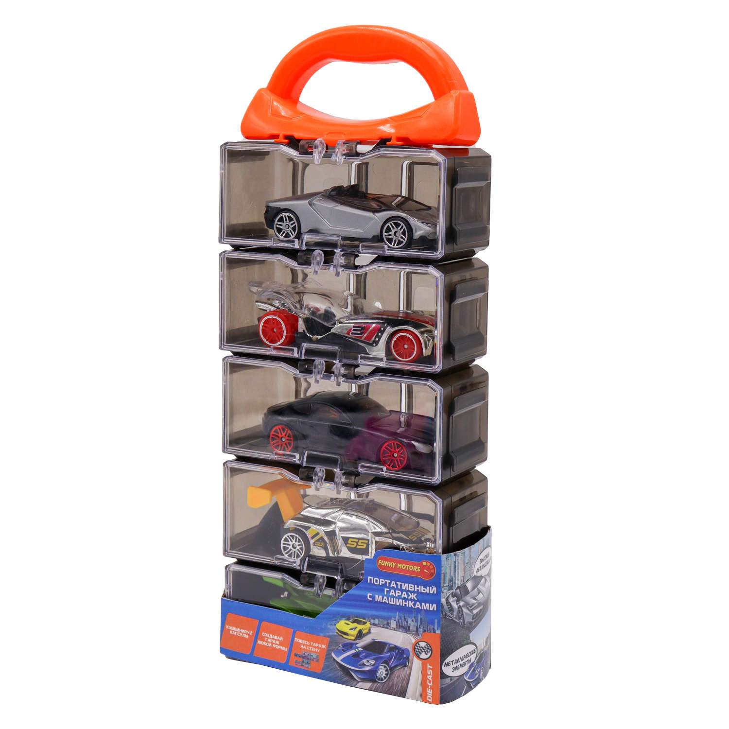 Игровой набор Funky Toys машинок 1:64 FT0726562 - фото 3