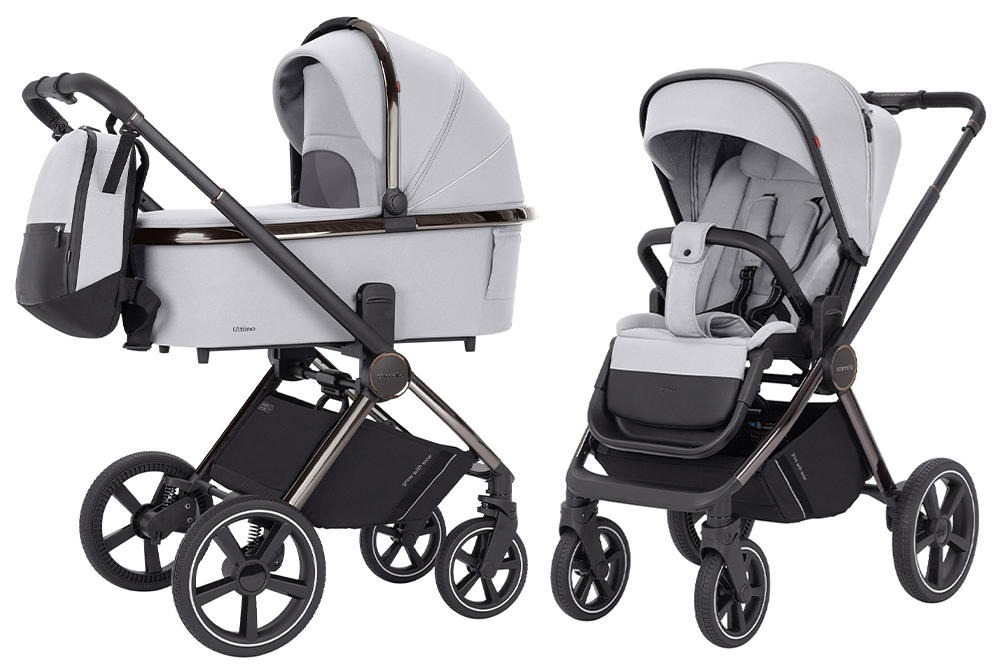 Коляска 2в1 Carrello Ultimo Chrome CRL-6520 серый - фото 1