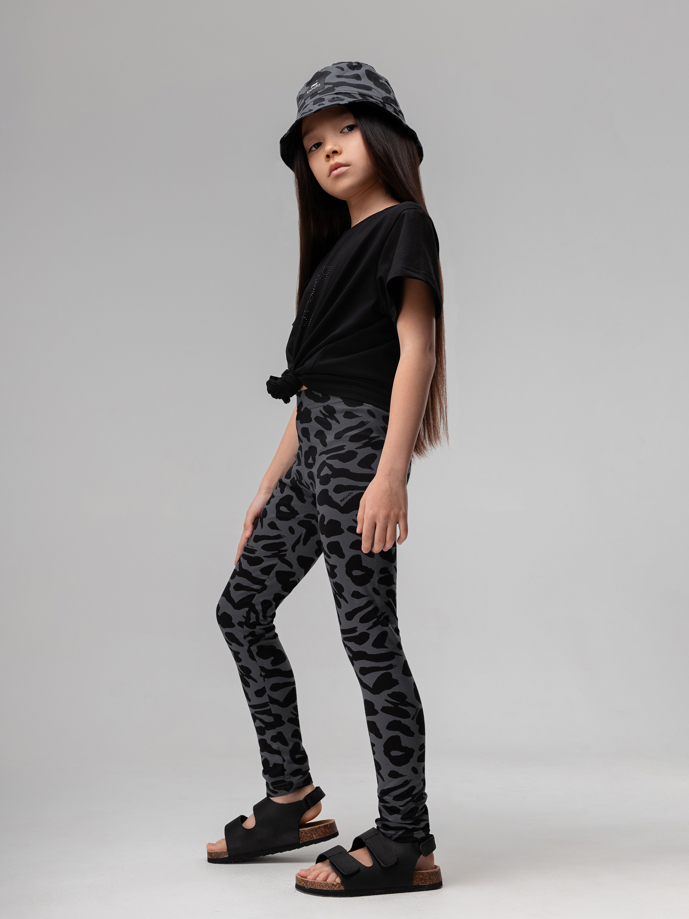 Леггинсы Bodo 15-158MU_серый (черный) - фото 1