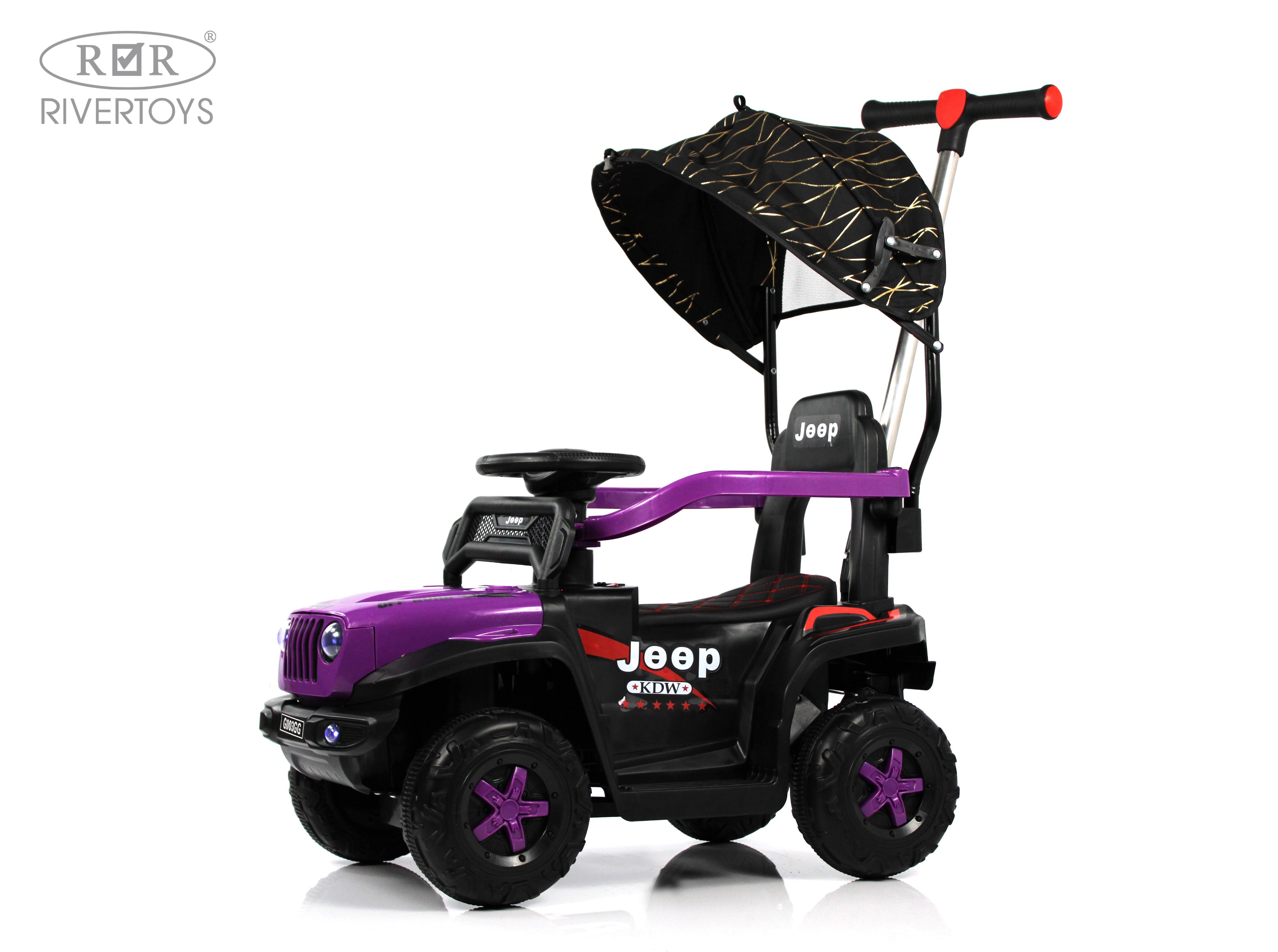 Электромобиль RIVERTOYS G003GG-VIOLET С пультом ДУ - фото 8