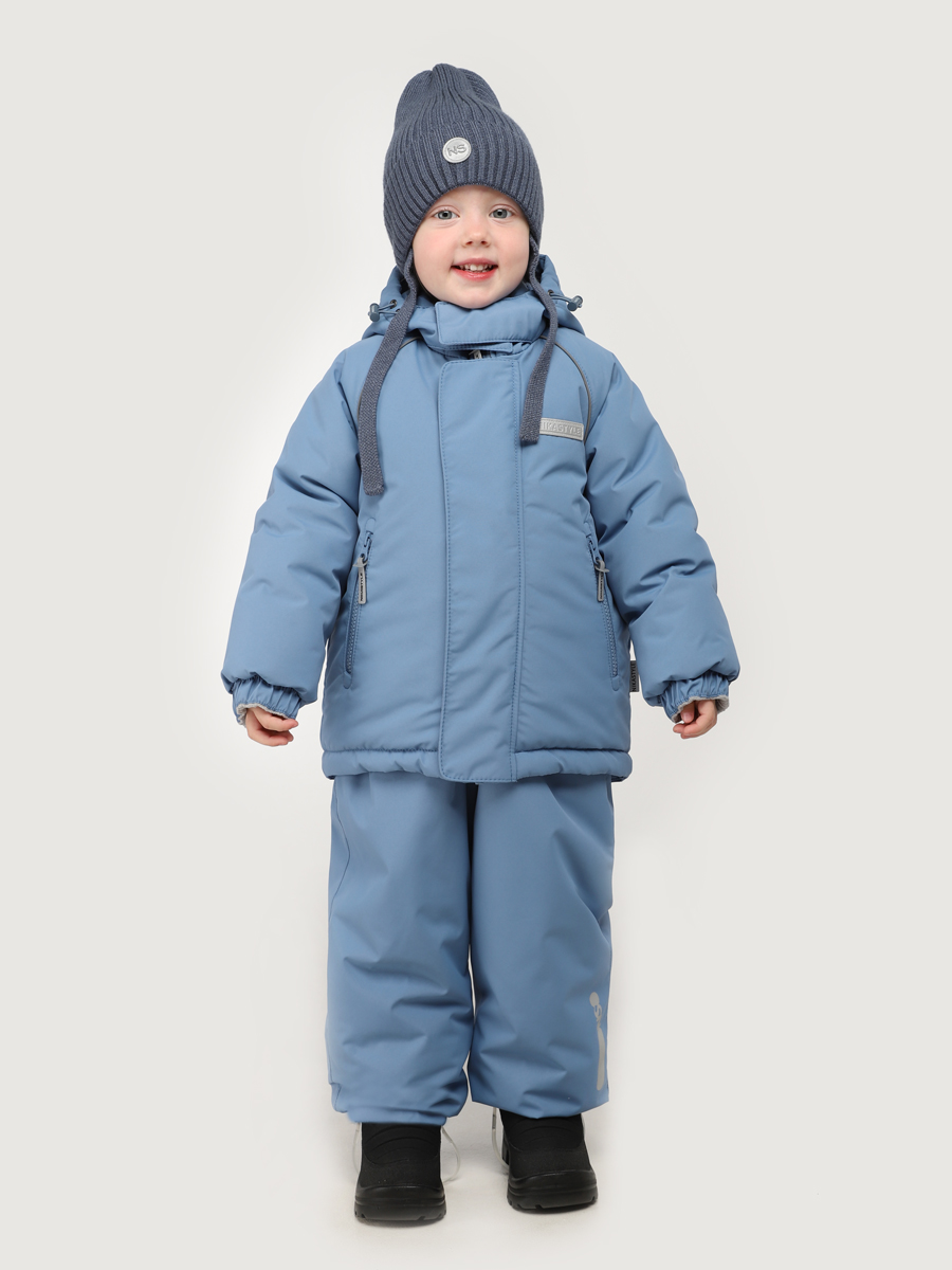 Куртка и полукомбинезон NIKASTYLE 7з0225 джинс - фото 1