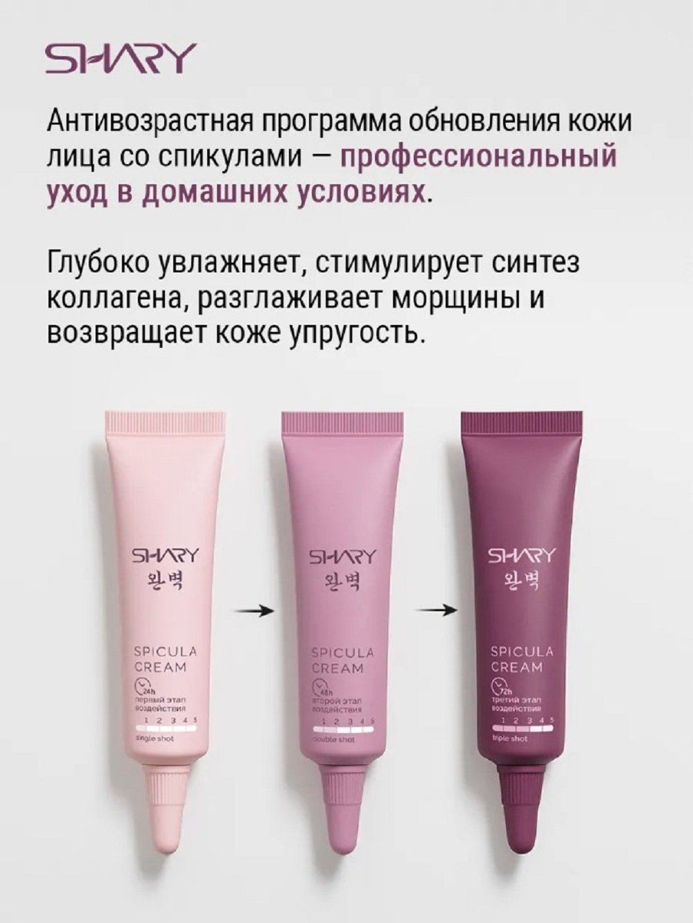 Крем SHARY Косметический н-р со спикулами 45 мл - фото 2