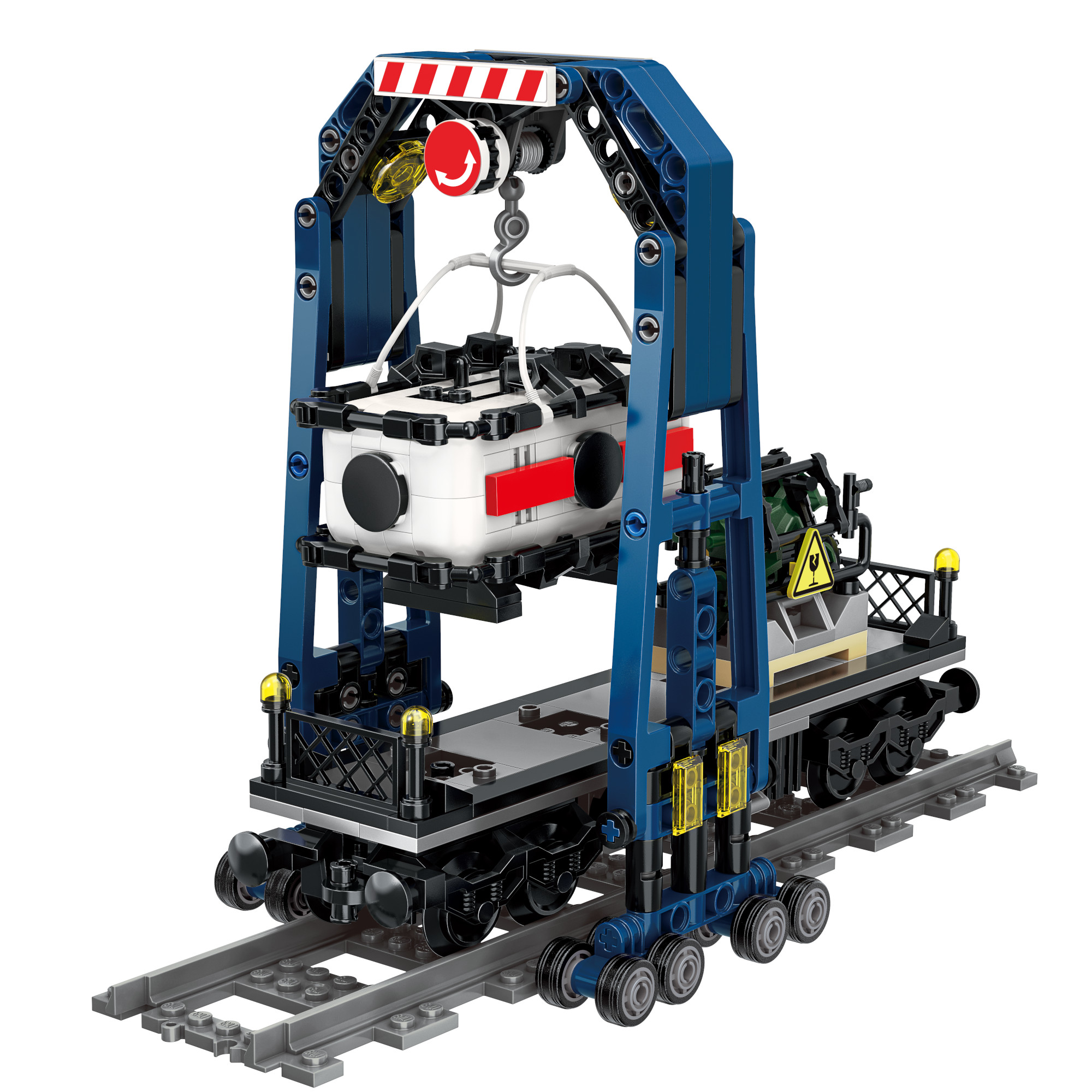 Конструктор QMAN Строительство поезда 1941 дет. - фото 6