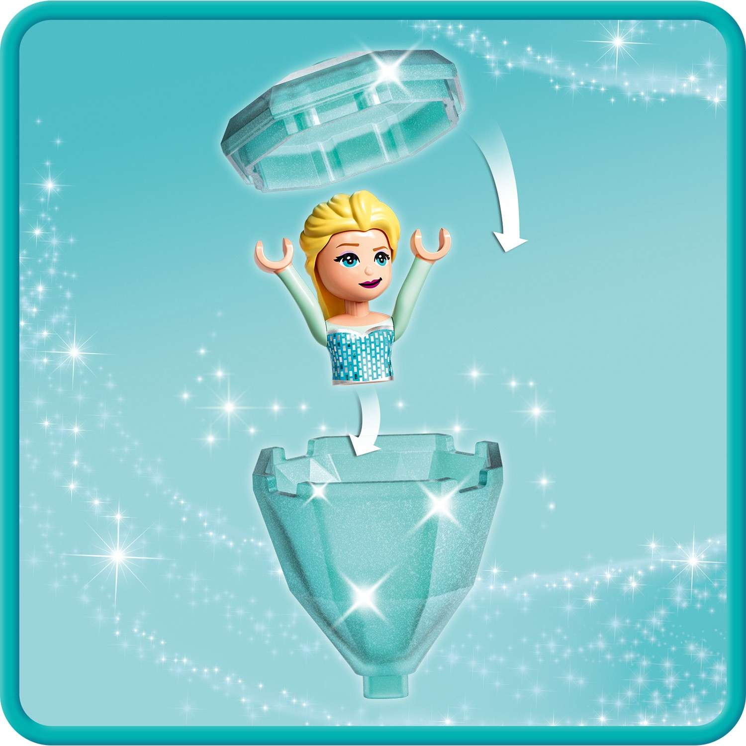 Конструктор LEGO Disney Princess Двор замка Эльзы блочный - фото 4