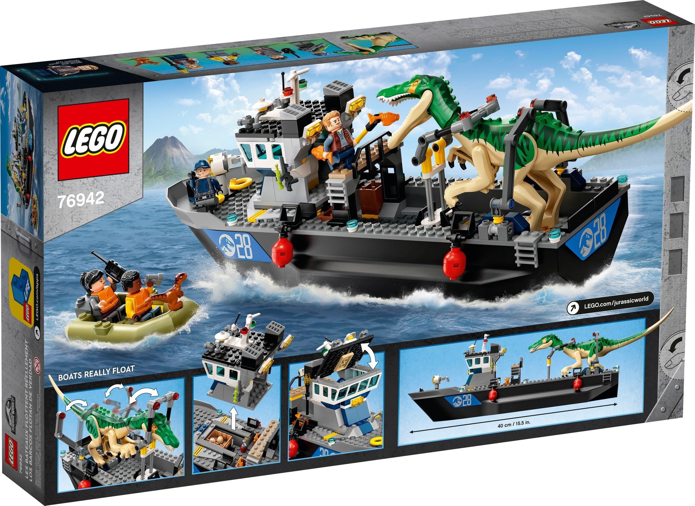 Конструктор LEGO Jurassic World 76942 308 дет. - фото 3
