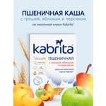 Каша Kabrita пшеничная на молочной смеси с грушей яблоком и персиком 180г с 5месяцев