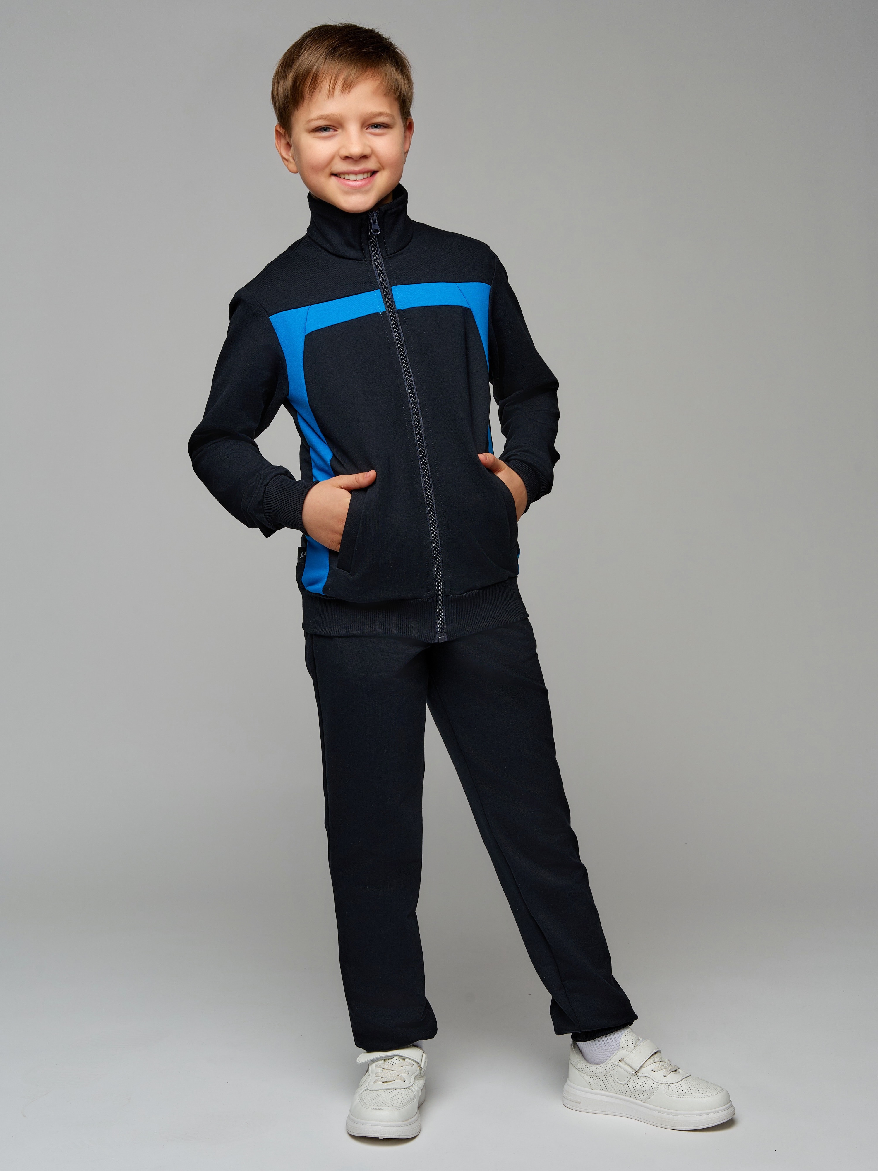 Спортивный костюм RODOS М-324д/синий_голубой - фото 1