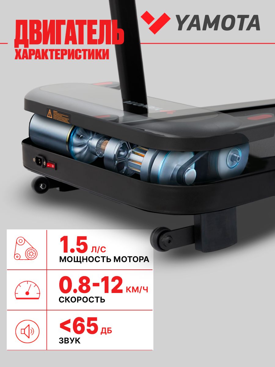 Беговая дорожка Yamota Compact B - фото 7