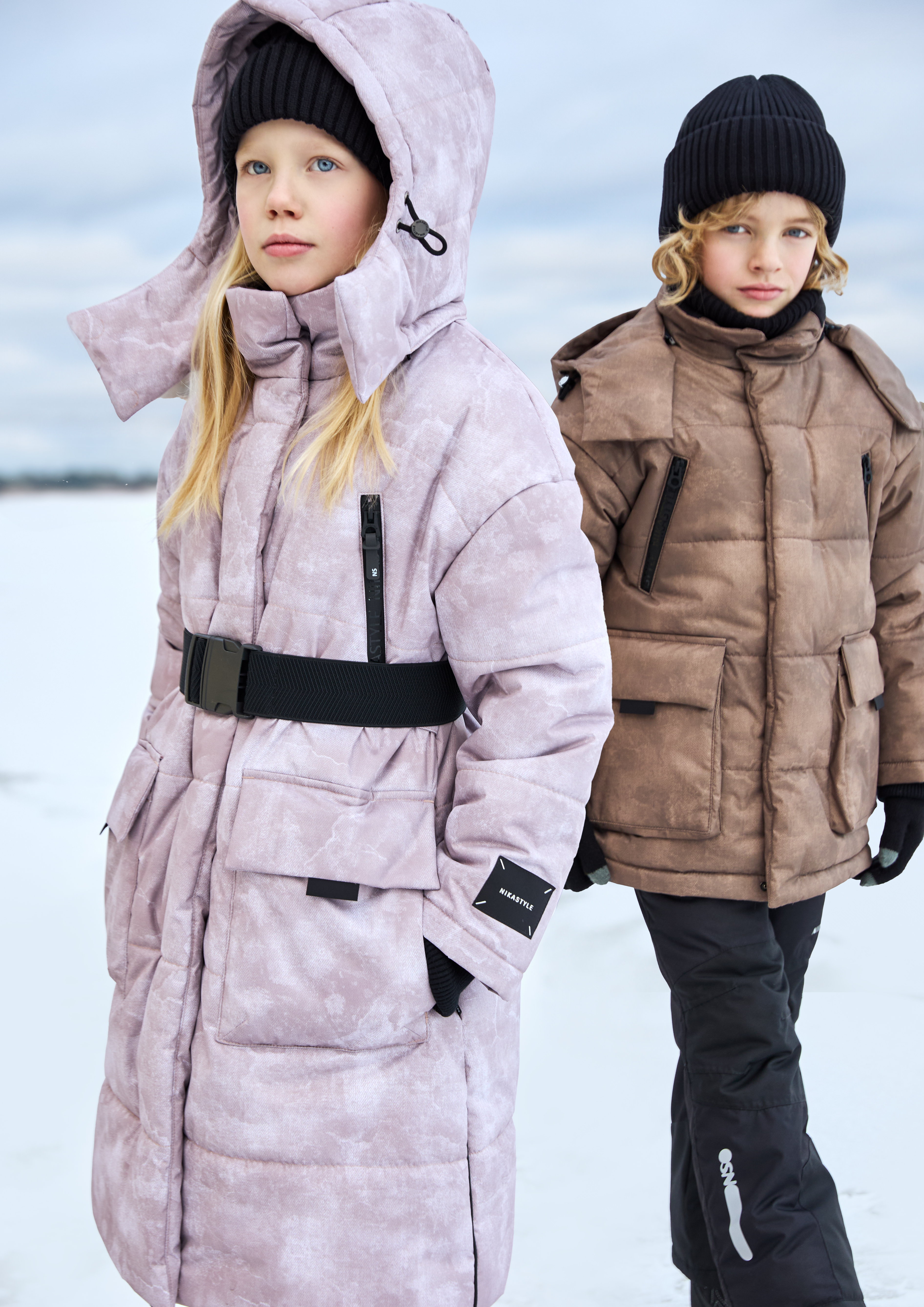 Пальто NIKASTYLE 6з7625 пудра - фото 16