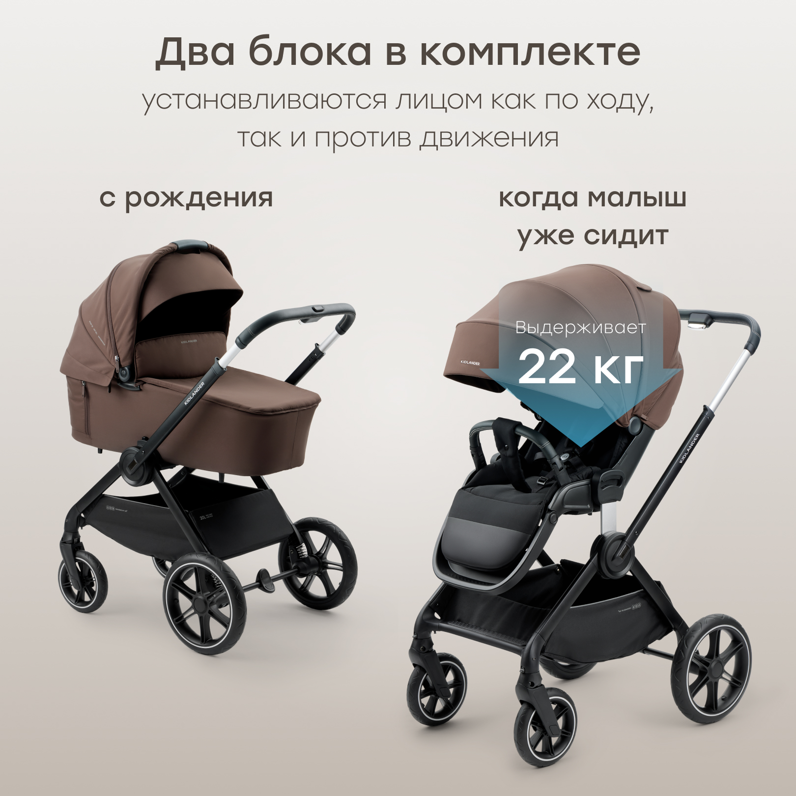 Коляска 2в1 Happy Baby - фото 2