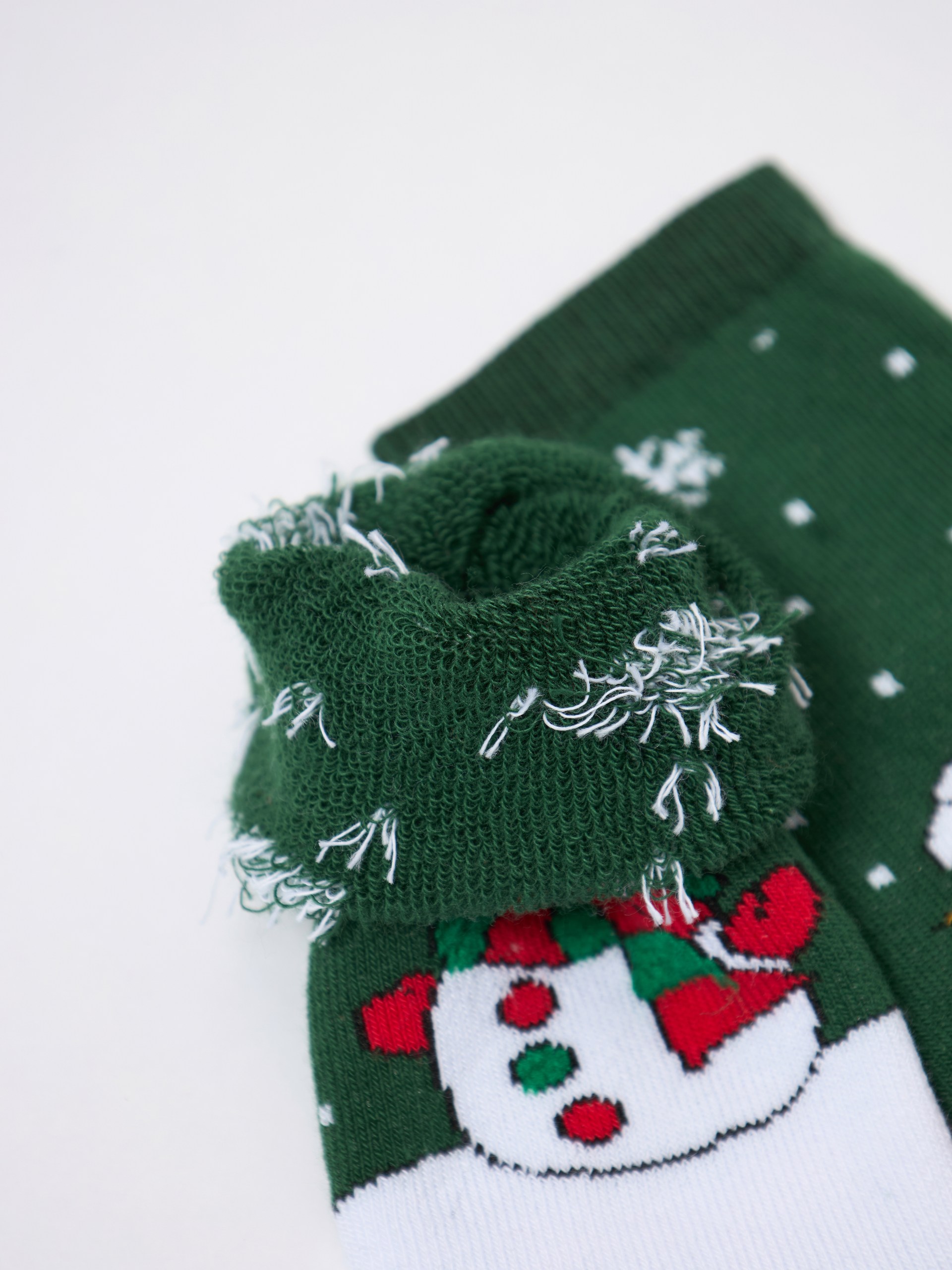 Носки ALEX YVN BT-1977-1-снег.зелен. - фото 7