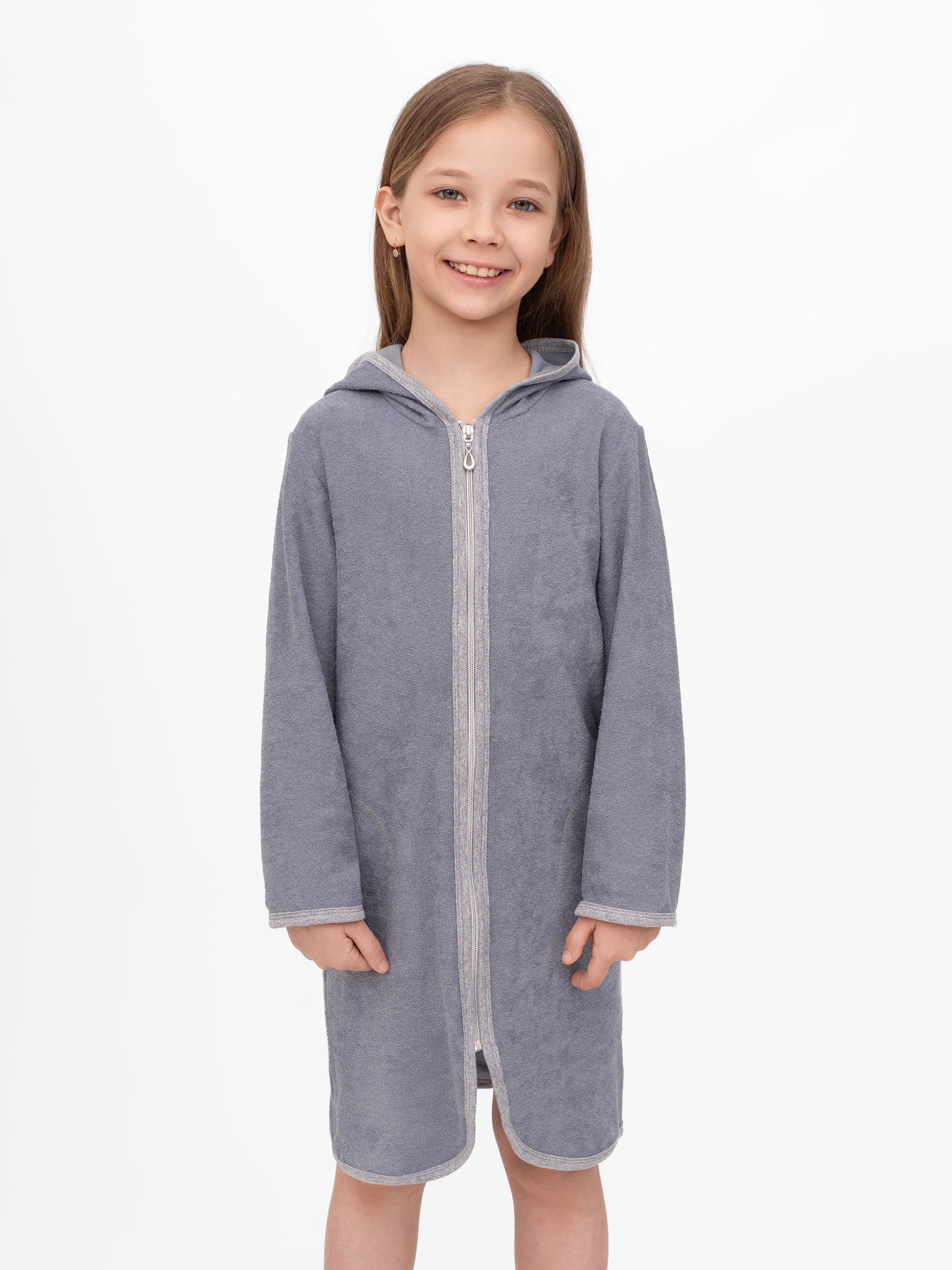 Халат Утенок 906 серый - фото 14