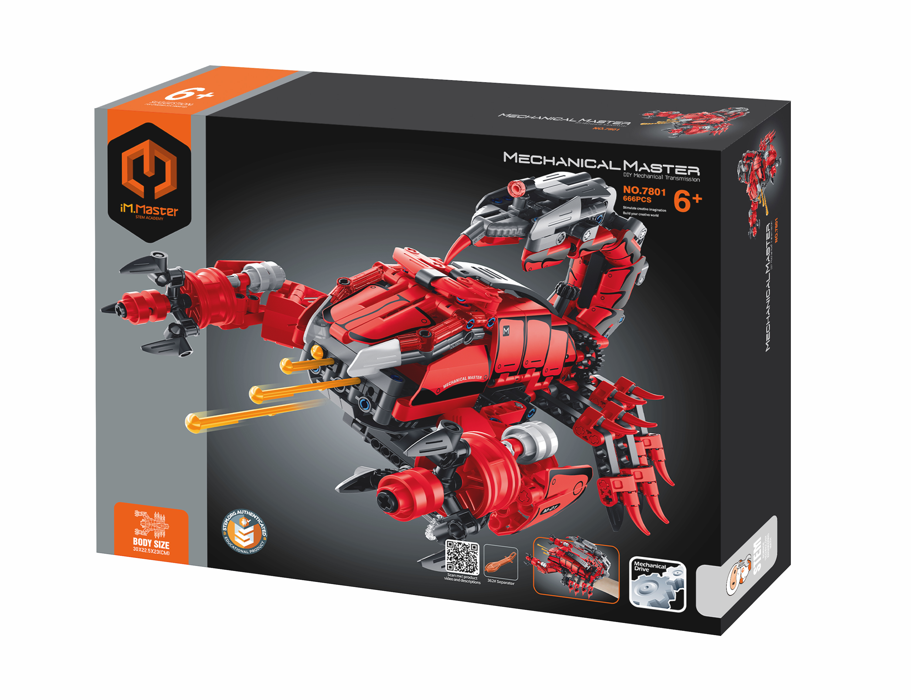 Конструктор Im.Master Оружие-скорпион 666 дет. - фото 6