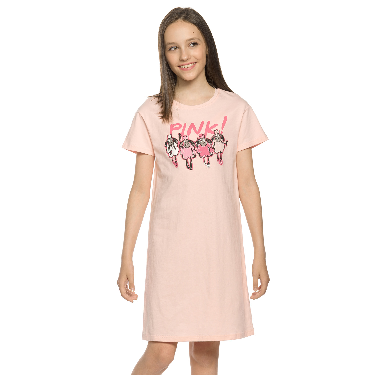 Сорочка ночная Pelican WFDT4226/Персиковый(33) - фото 1