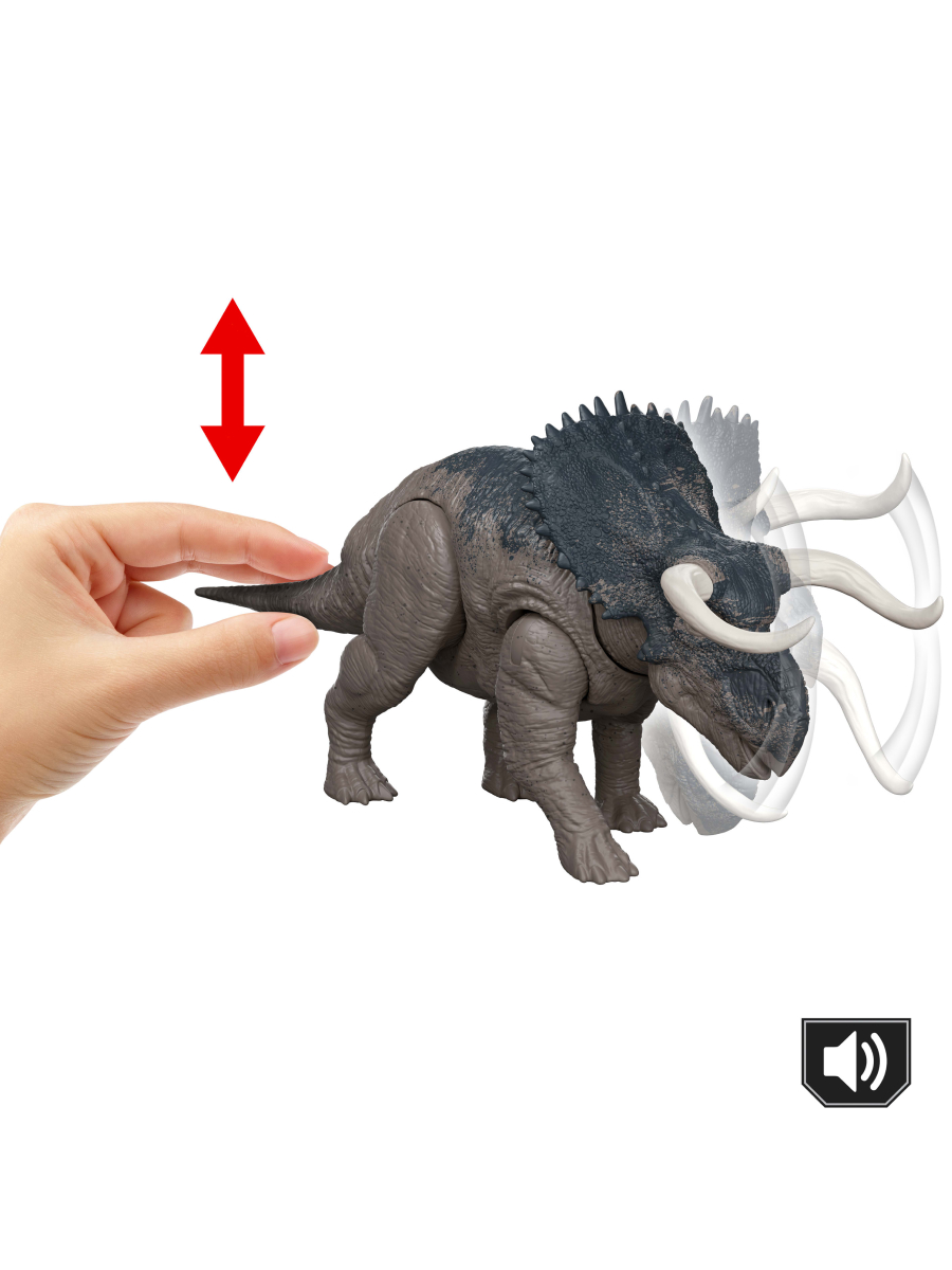 Фигурка Jurassic World JGC81 динозавр Насутоцератопс - фото 7