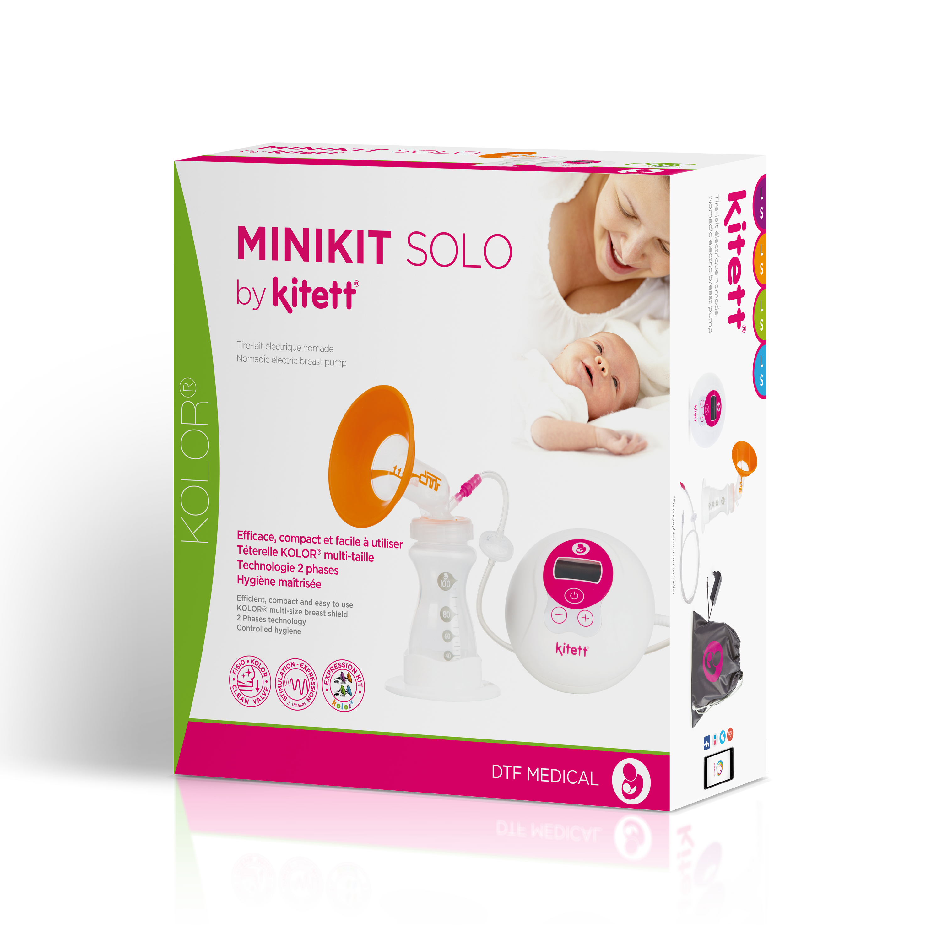 Молокоотсос SOLO KITETT электрический -двухфазный -беспроводной - фото 15