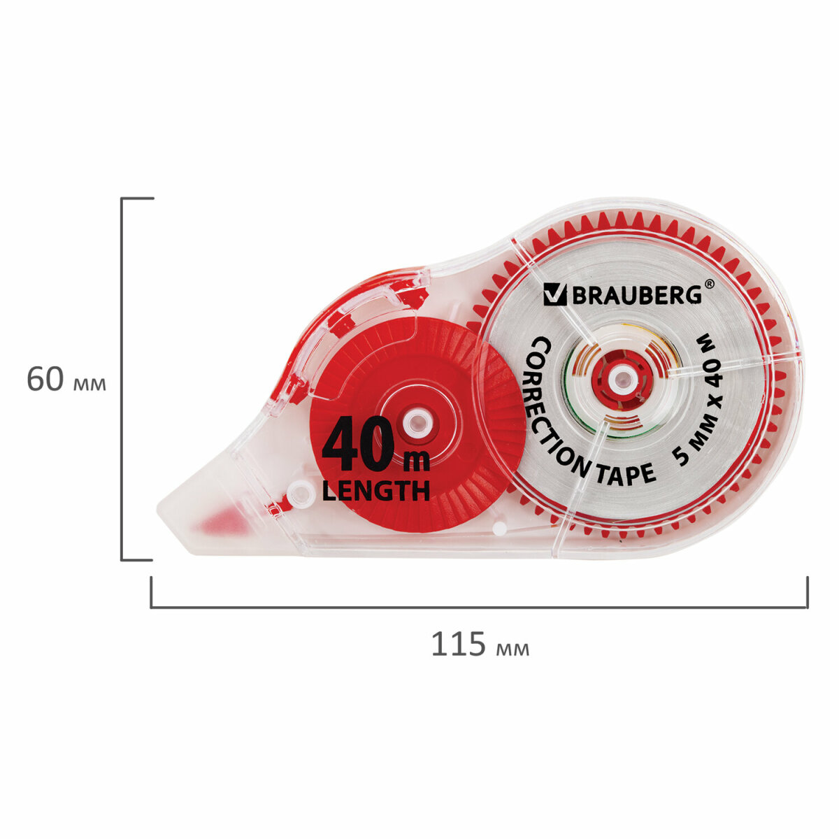 Корректор ленточный Brauberg - фото 10