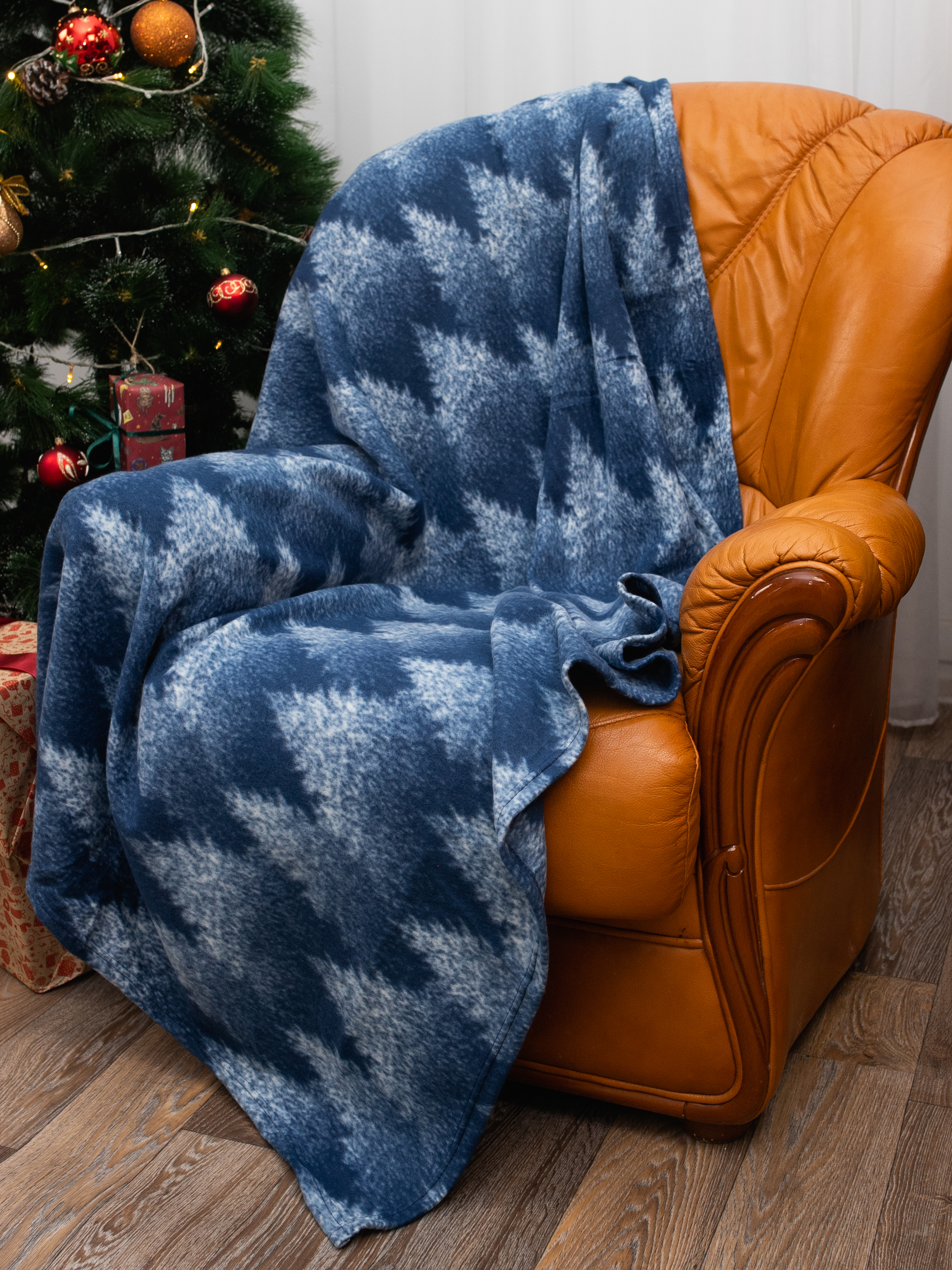 Плед Wellness WPL152-Зимний 8 150 x 200 см флис - фото 3