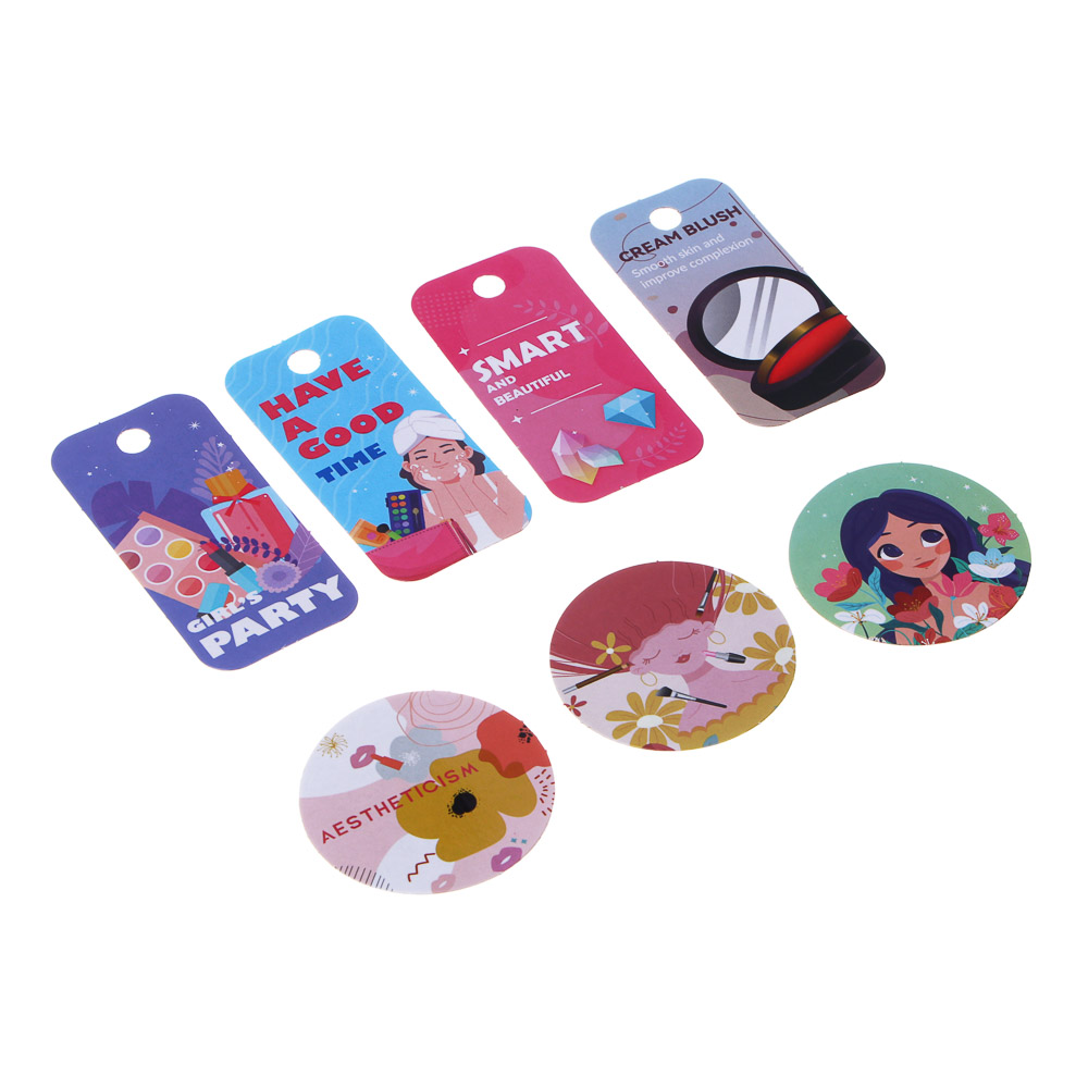 Игрушка Игроленд бижутерия, фен, косметика, маникюрный набор, инструменты, туалетный столик - фото 14