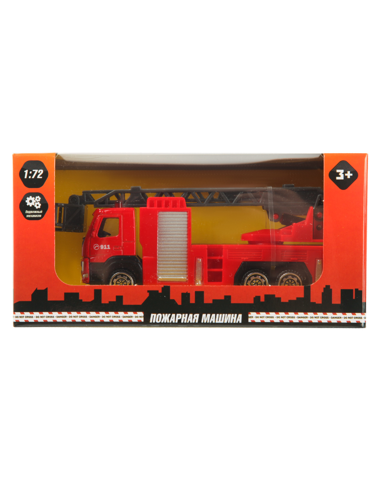Пожарная машина Mobicaro Пожарная автолестница 1:72 37394 - фото 6