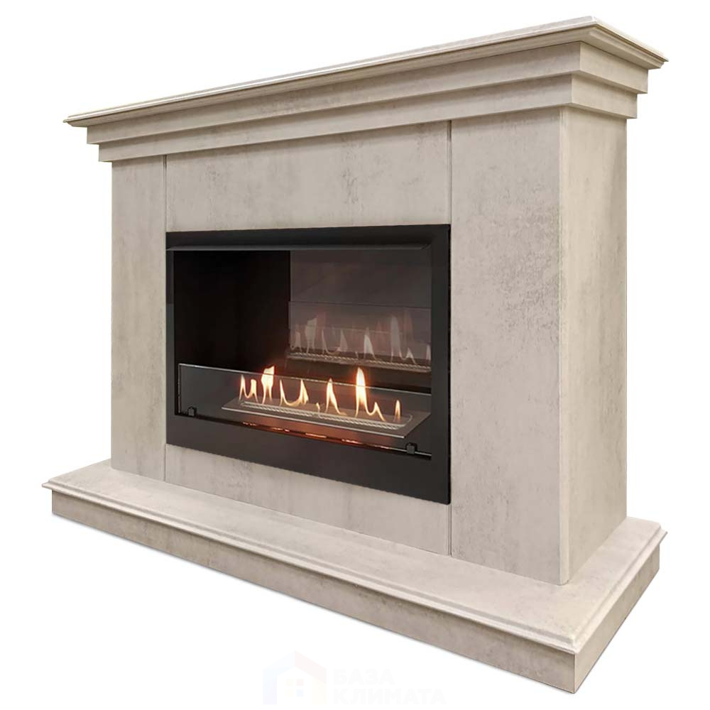 Каминокомплект Хорошие Камины Марс с очагом Firelight BFP/P-2520 мрамор - фото 2