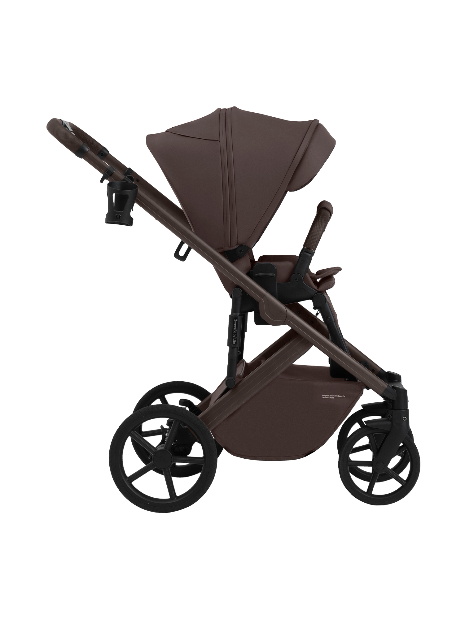 Коляска 2в1 Sweet Baby Dolce Chocolate Brown коричневый - фото 37