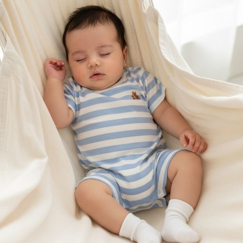 Изображение товара Песочник для малышей Deiko Baby 68 из 100% хлопка, турция, с кнопками без никеля