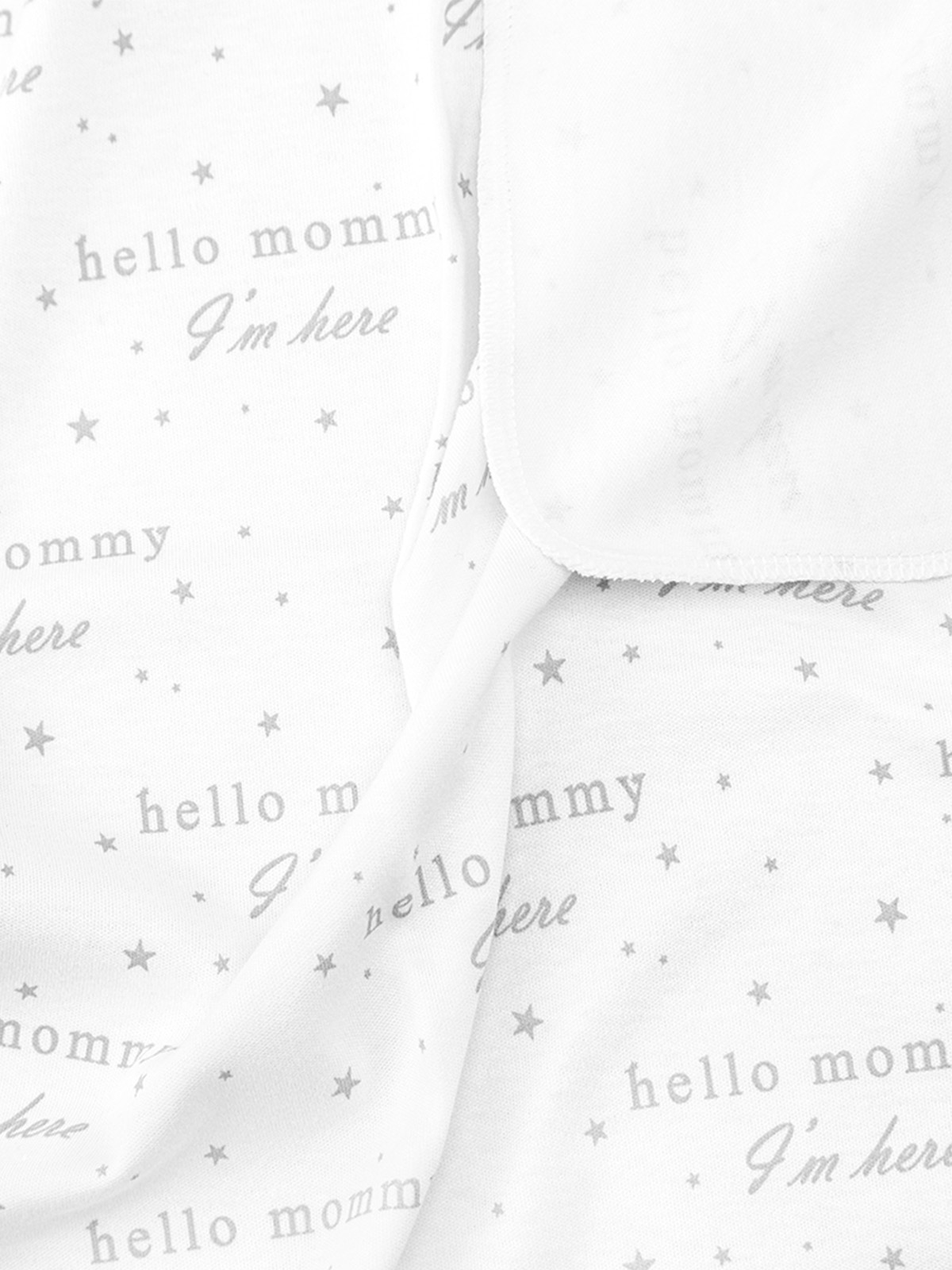 Пелёнка Mjolk Bloom Hello Mommy White Sand трикотаж 80х80 см 3 шт. - фото 3