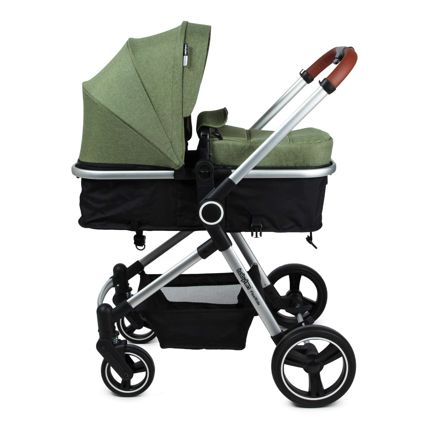 Коляска трансформер Babyton FlexiRide Black-Green - фото 11
