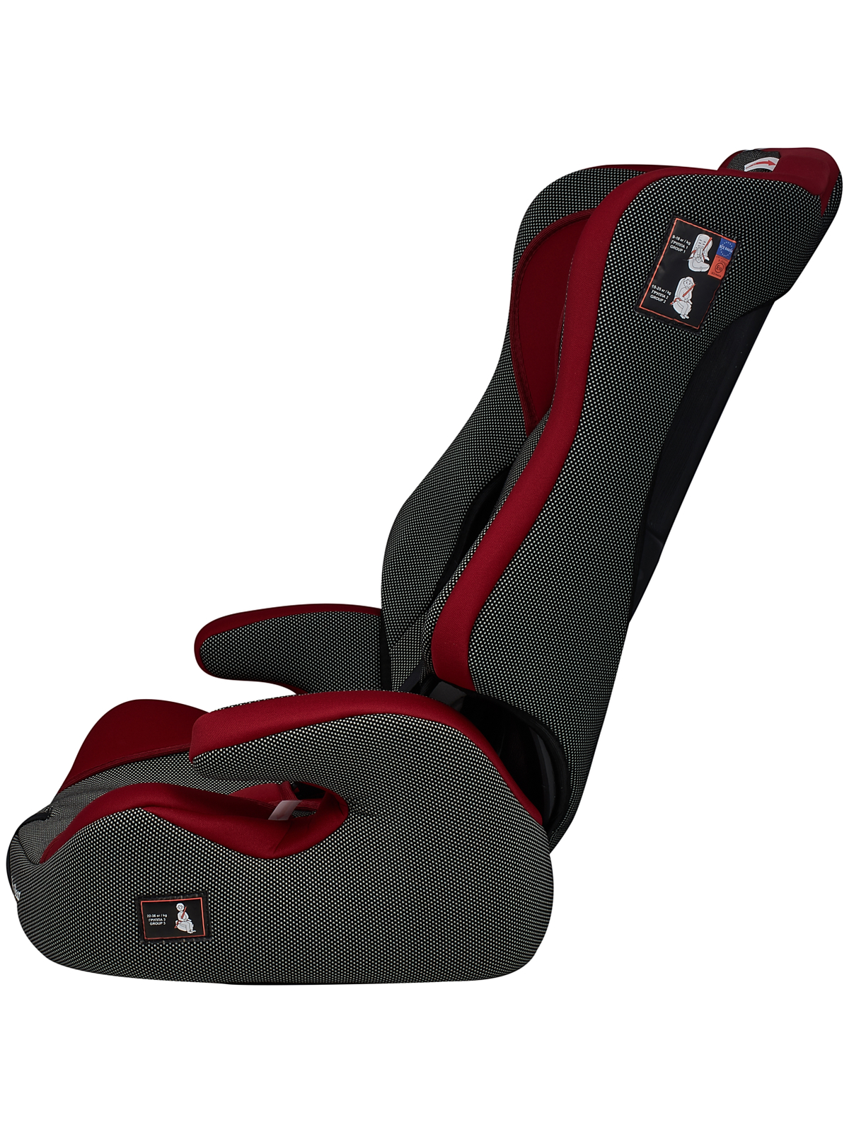 Автокресло Teddy Bear 513R/39 deep red-black dot 1/2/3 (9-36 кг) - фото 2