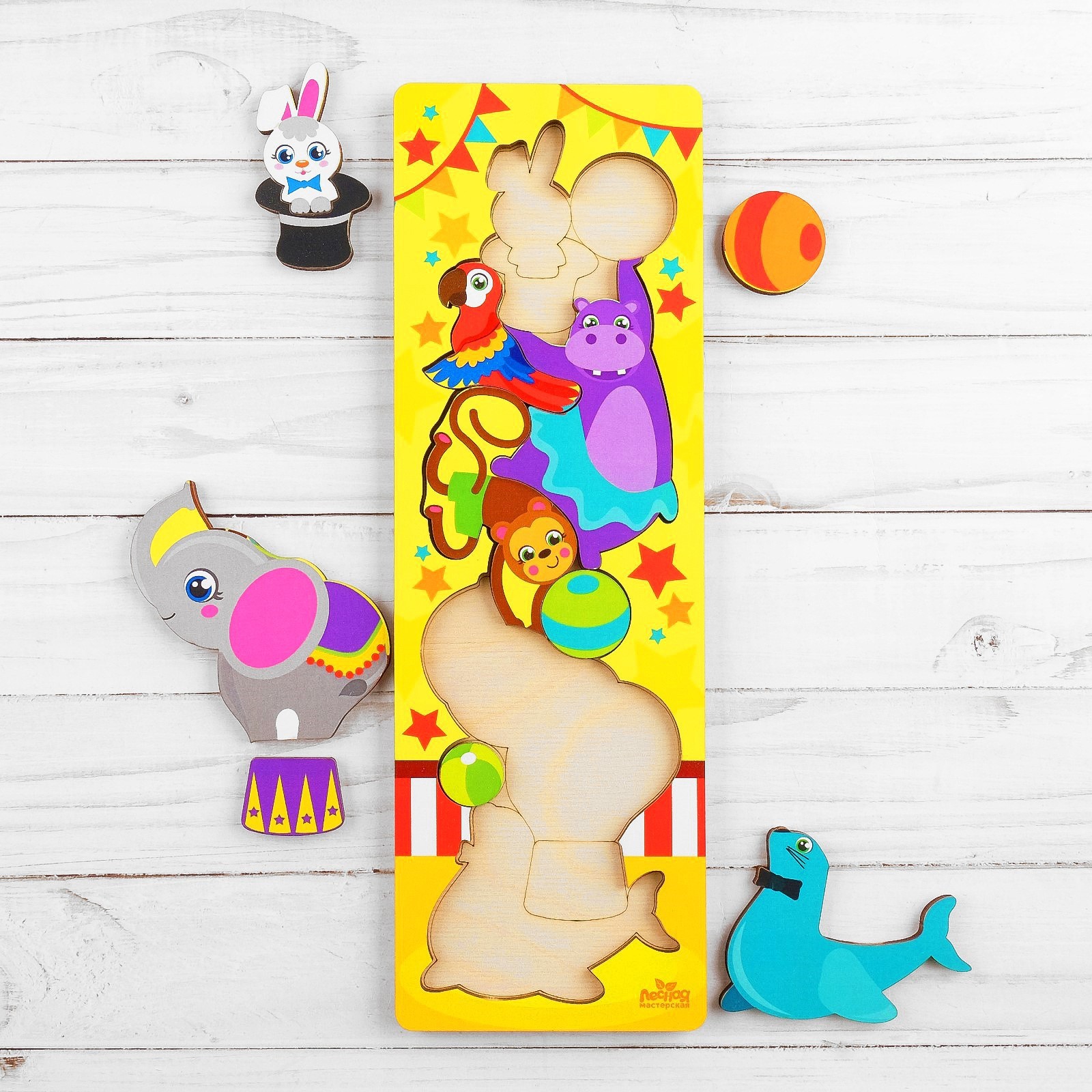 Настольная игра Лесная мастерская Головоломка - фото 3
