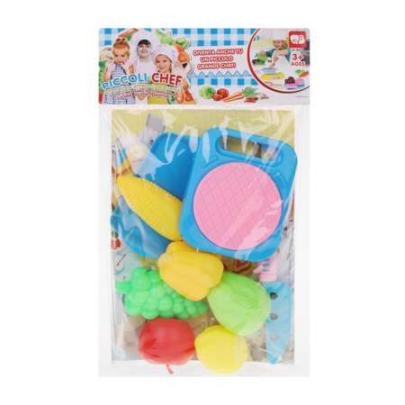 Игровой набор Наша Игрушка продукты, прилавок, касса, тележки и корзинки